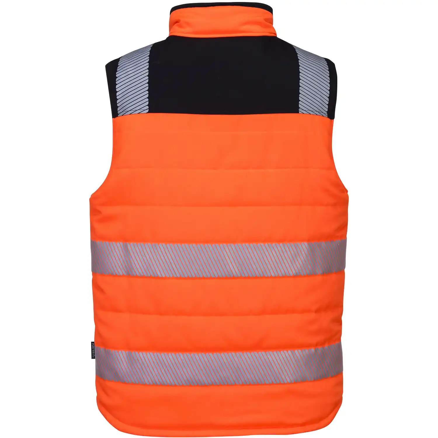 Warnschutz Winterweste "PW374" wendbar PW3 in orange/schwarz, L - Thumbnail 2