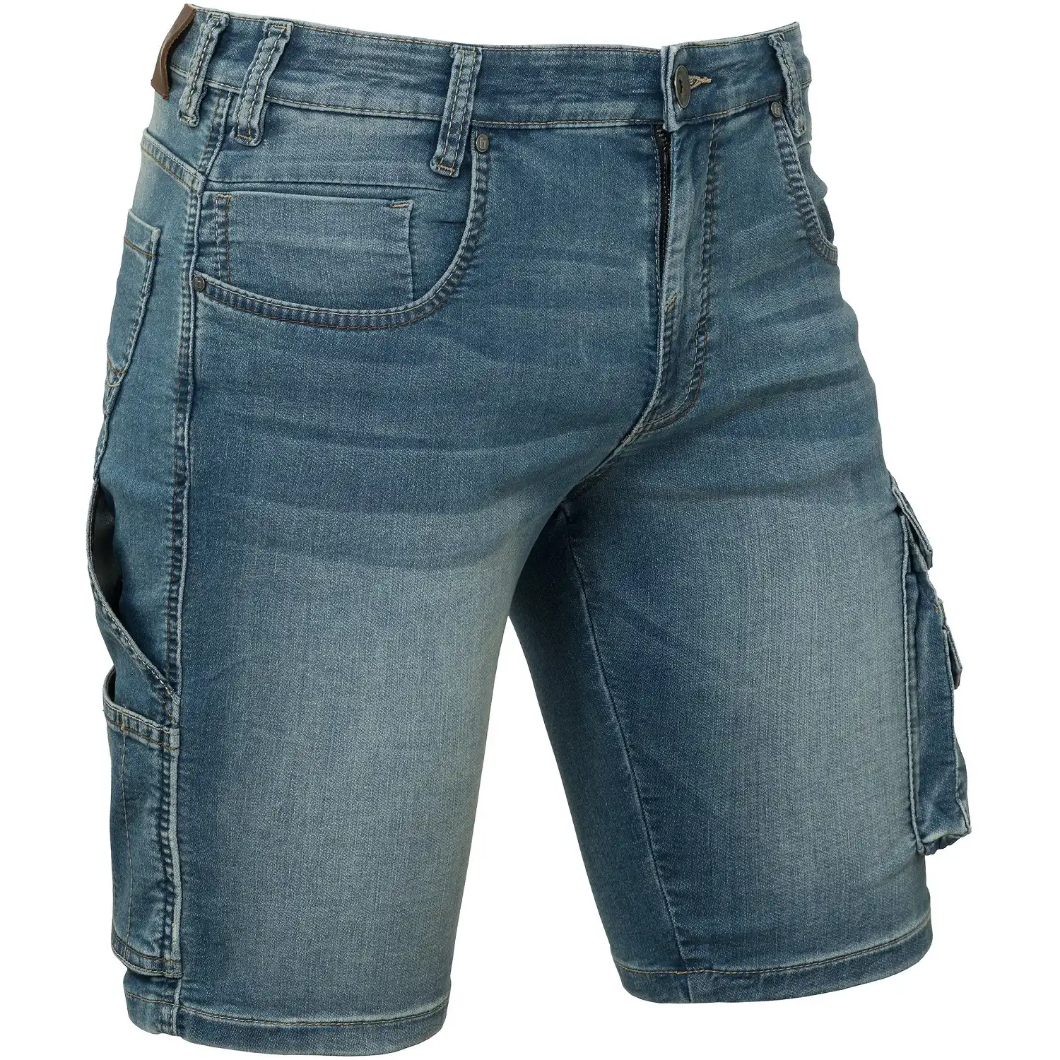 Stretch Jeans Shorts "RALPH" X90 blue in W40 - Thumbnail 1