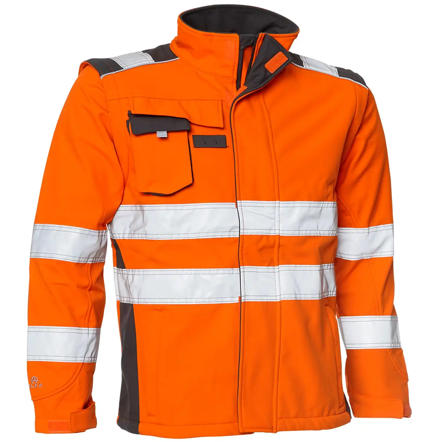 Warnschutz Softshelljacke "116504R" Visible Xtreme Kl. 3 in fluororange, L - Thumbnail 1