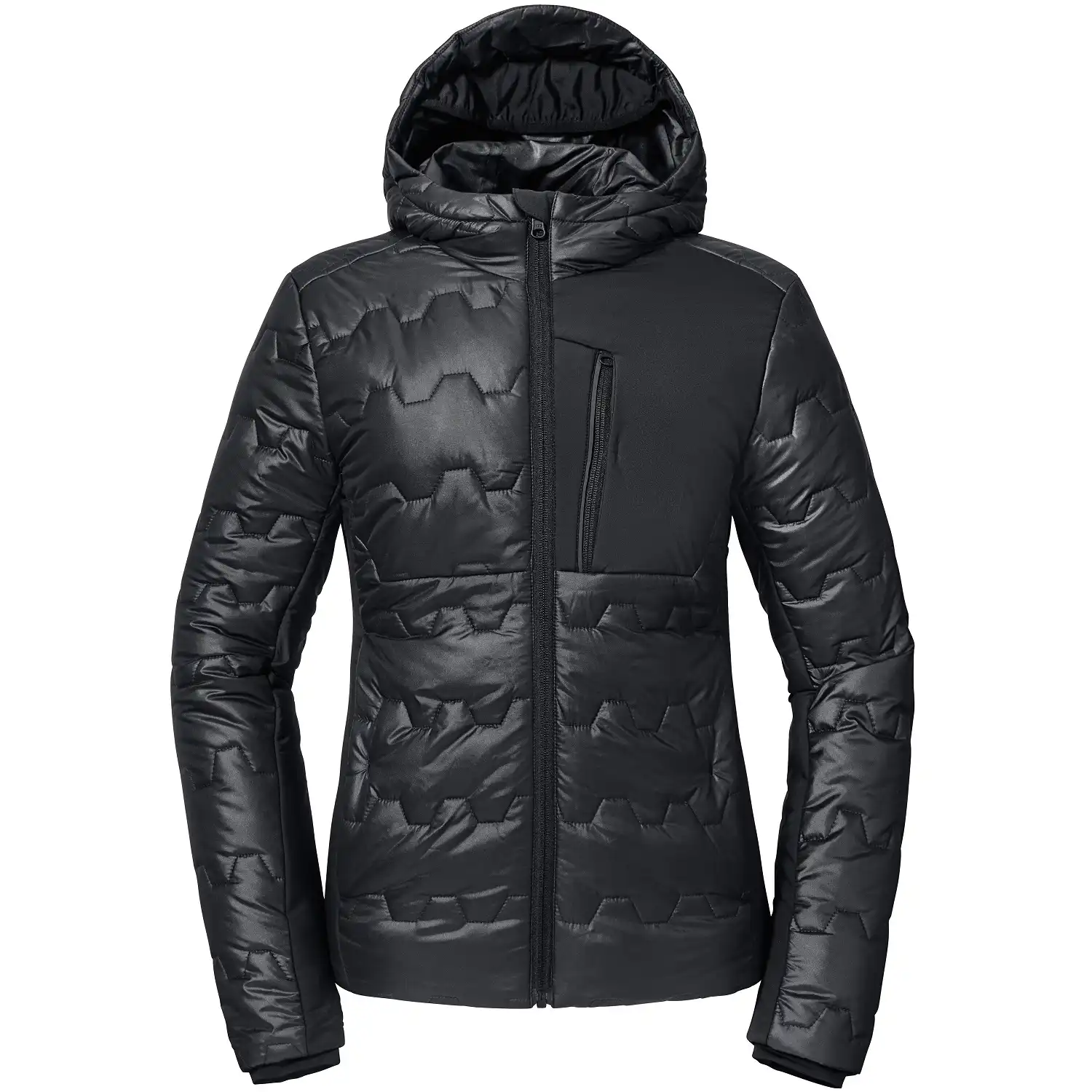 Damen Steppjacke "KACHELOFEN" in schwarz, L - Bild 1