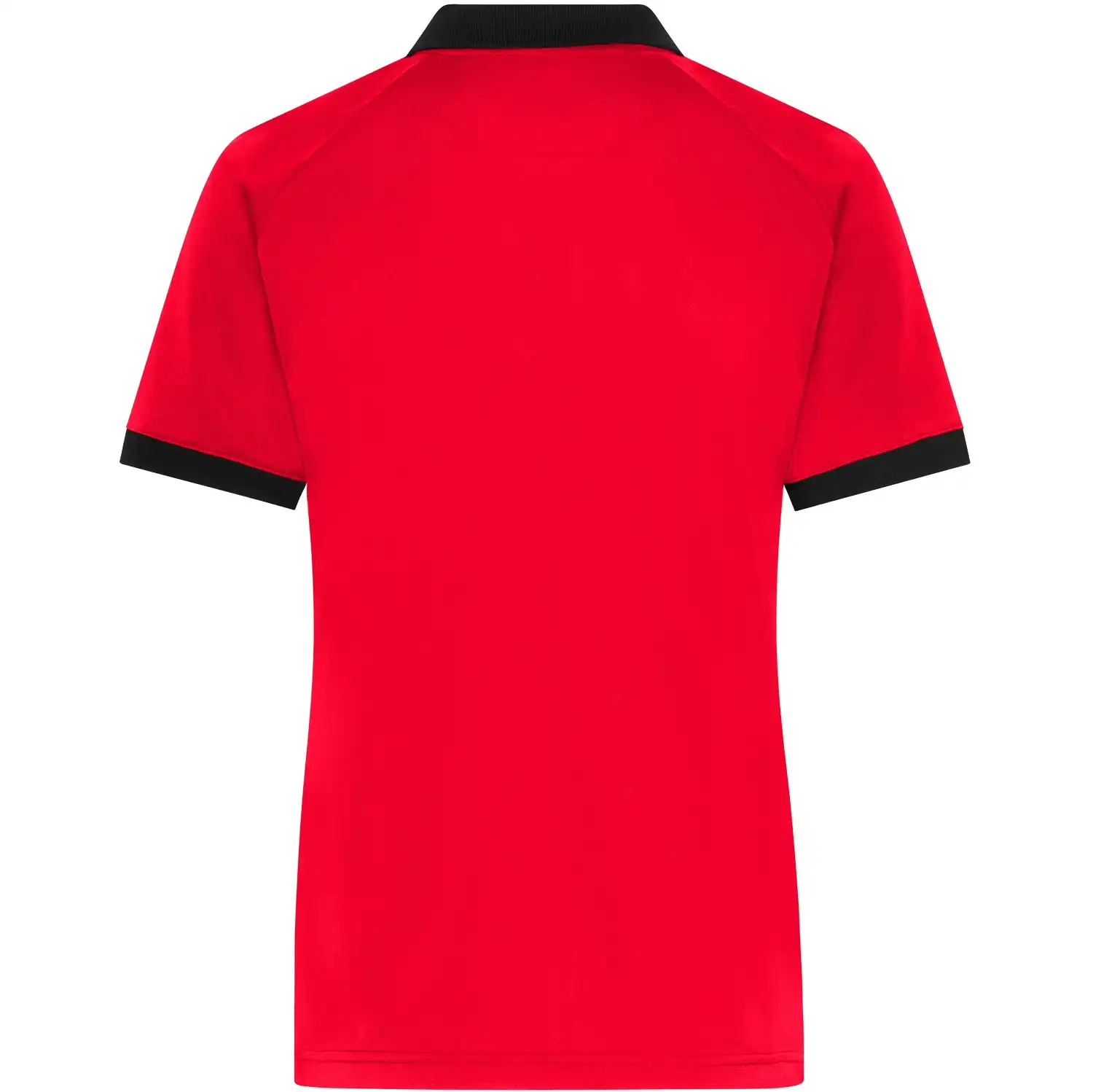 Damen Zip Polo-Shirt "JN1307" in light-red/black, L - Thumbnail 2