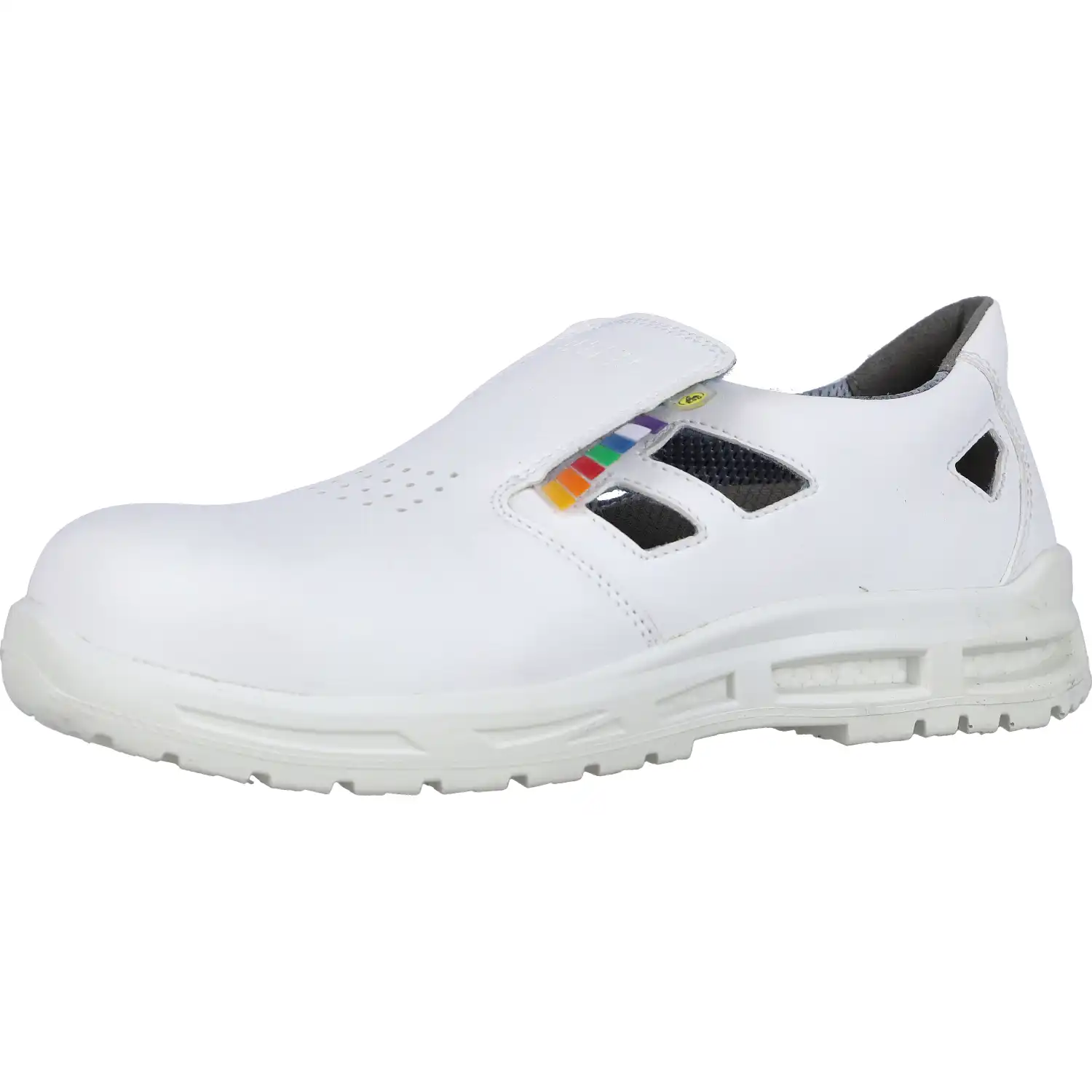 Sicherheitshalbschuhe S1P "BRICE AIR XXTM WHITE LOW" ESD WELLMAXX in 45 - Thumbnail 1