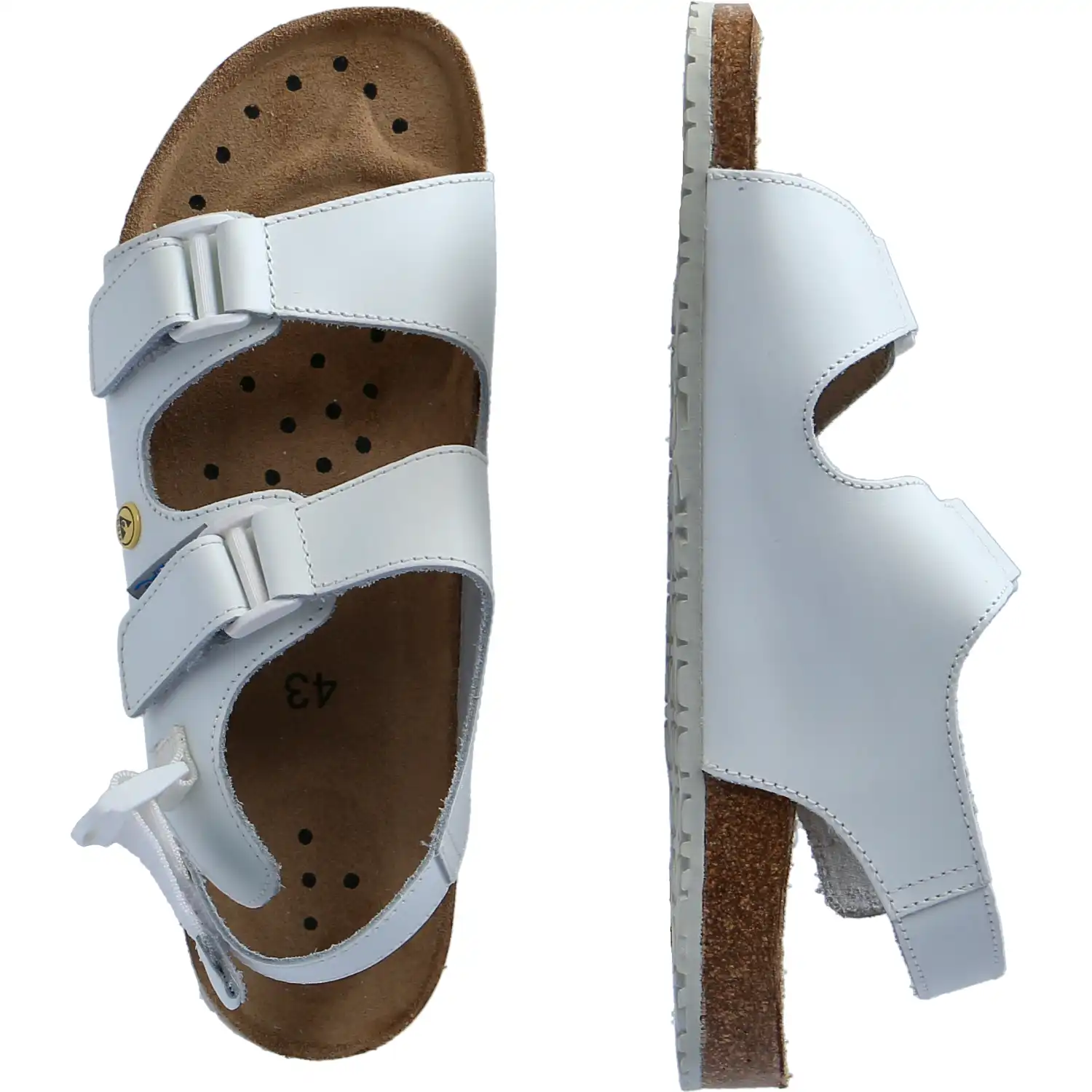 Berufssandale OB "4090" ESD Nature weiß in 42 - Thumbnail 2