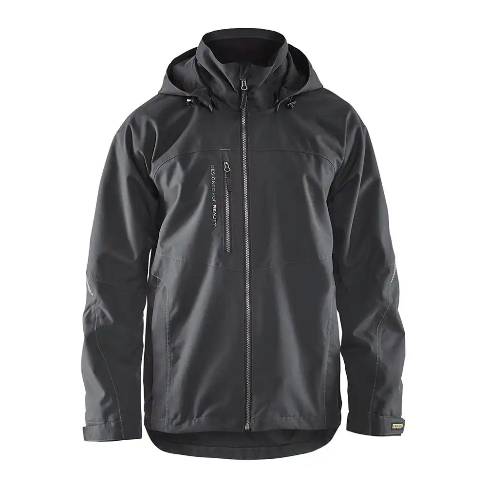 Shelljacke "4790" in dunkelgrau/schwarz, S - Thumbnail 1