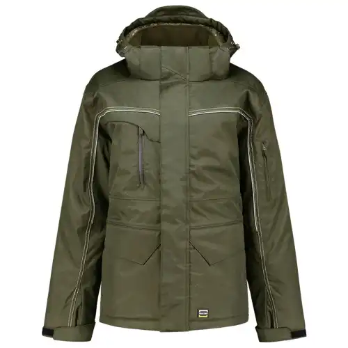 Regenparka "402007" Midi Workwear in army, L - Thumbnail 1