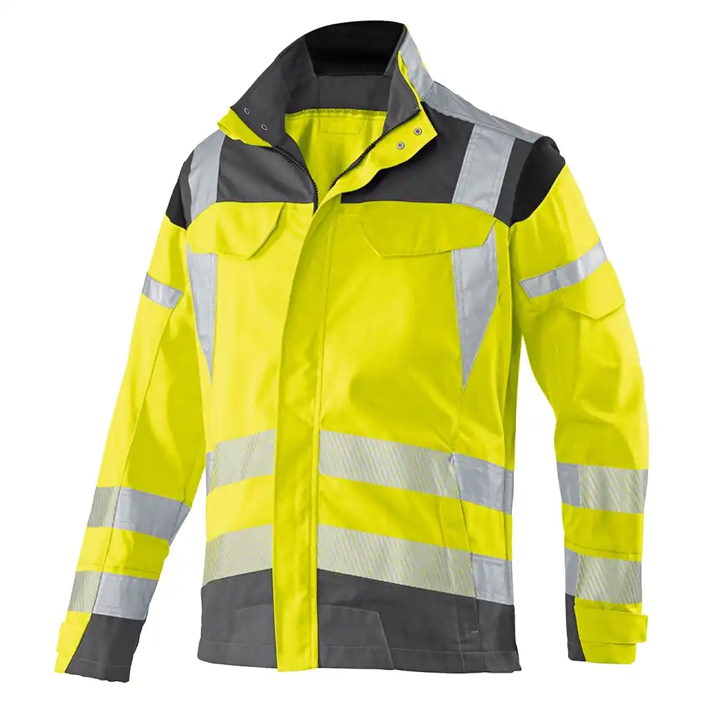 Warnschutz Arbeitsjacke "REFLECTIQ" in warngelb/anthrazit, 102 - Bild 1