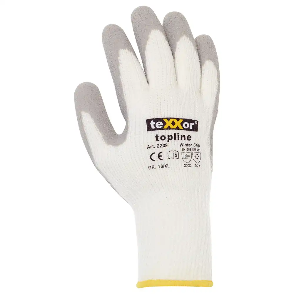 Winter Latex-Strickhandschuhe "WinterGrip" in 9 (L) - Bild 1