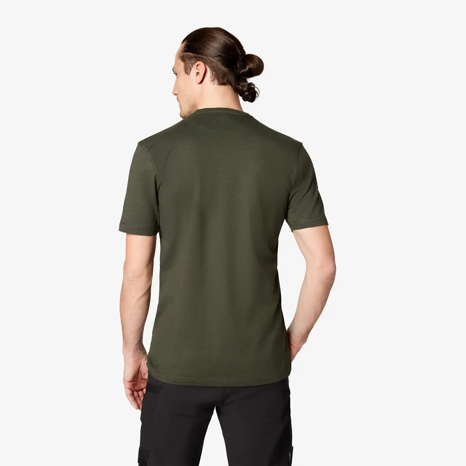 T-Shirt "JENS" in oliv, L - Thumbnail 2