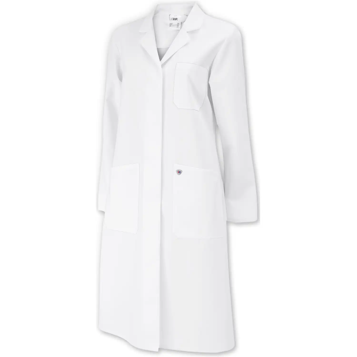 Damen Berufsmantel "1699-485" Mischgewebe Med & Care weiß in 44 - Thumbnail 1