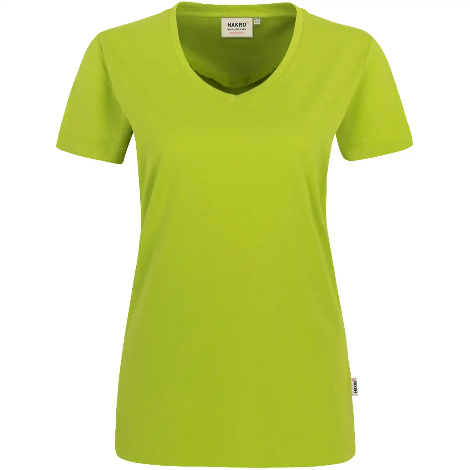 Damen V-Shirt "PERFORMANCE" 181 in kiwi, M - Bild 1