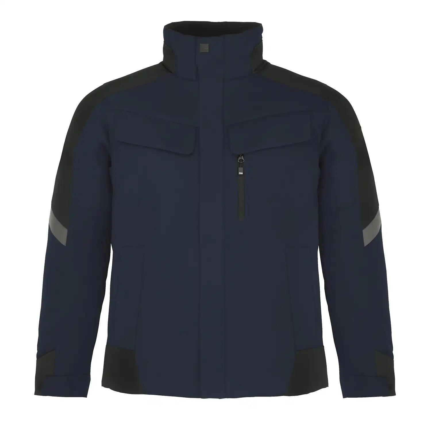 Arbeitsjacke "LARS" in marine/schwarz, 3XL - Thumbnail 1