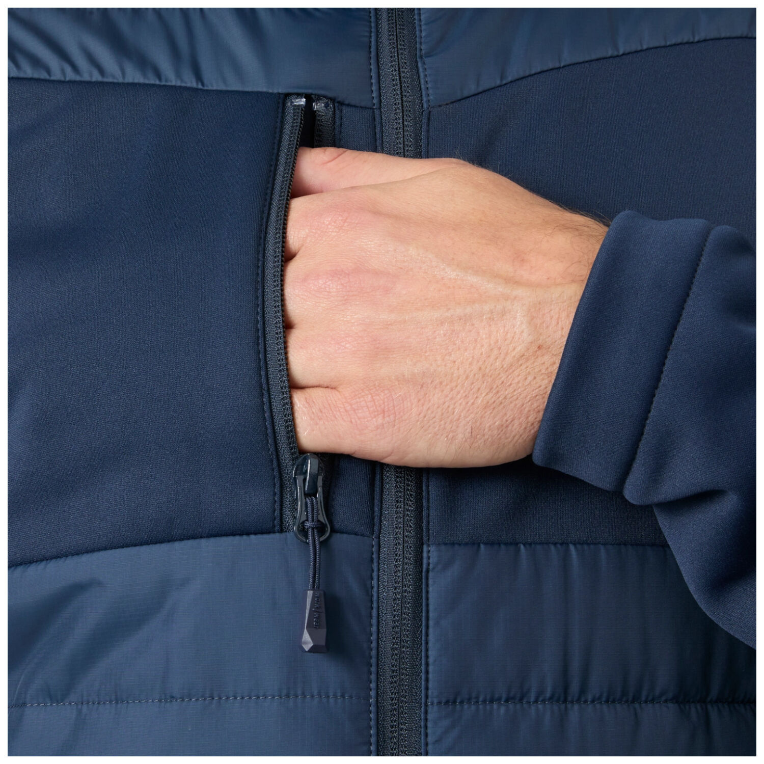 Hybridjacke "OXFORD" in marine, XXL - Thumbnail 3