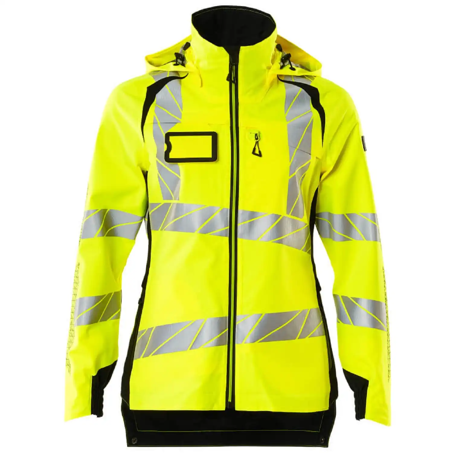 Damen Warnschutz Regenjacke "ACCELERATE SAFE" in gelb/schwarz, 4XL - Bild 1