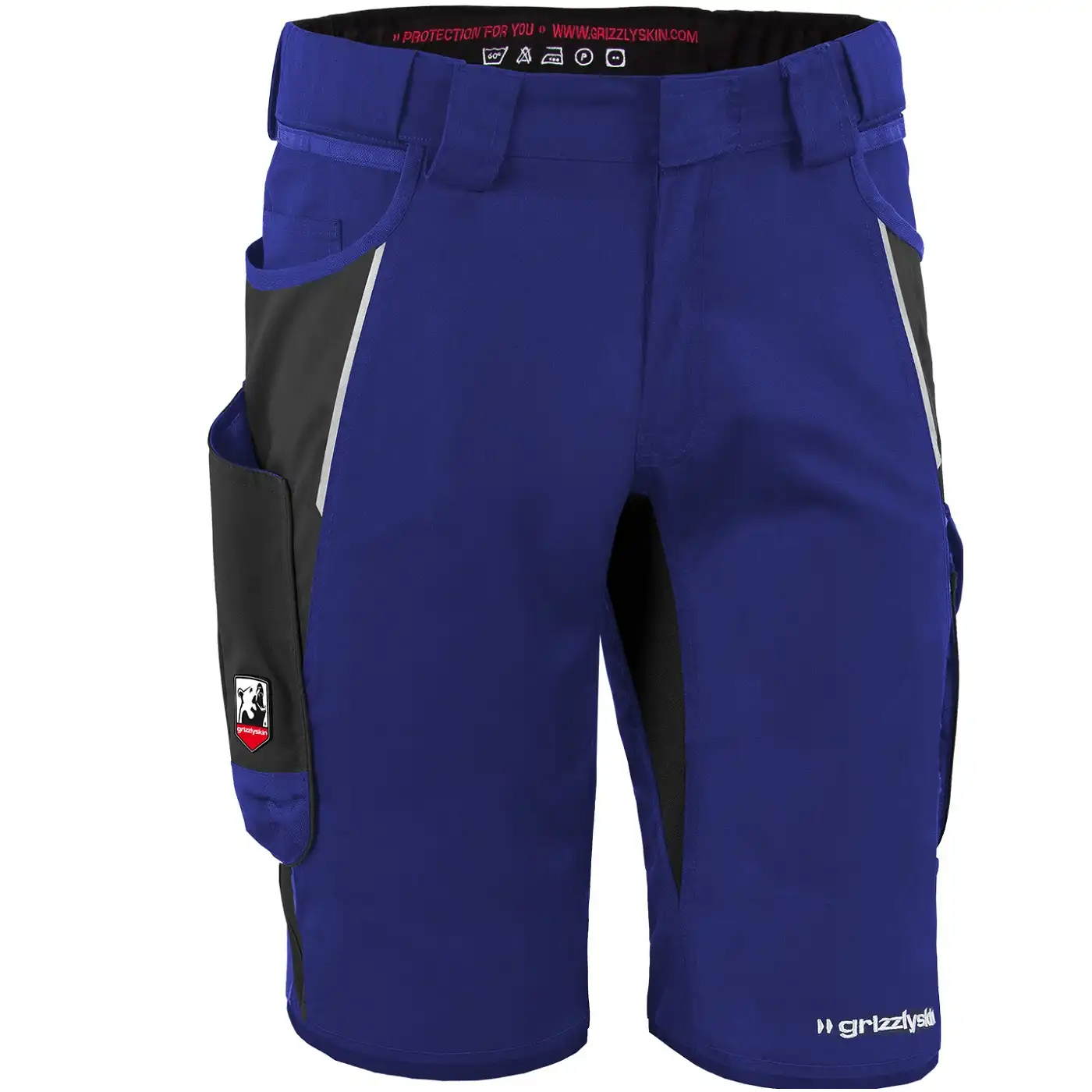 Shorts "IRON" in kornblau/schwarz, N42 - Thumbnail 1