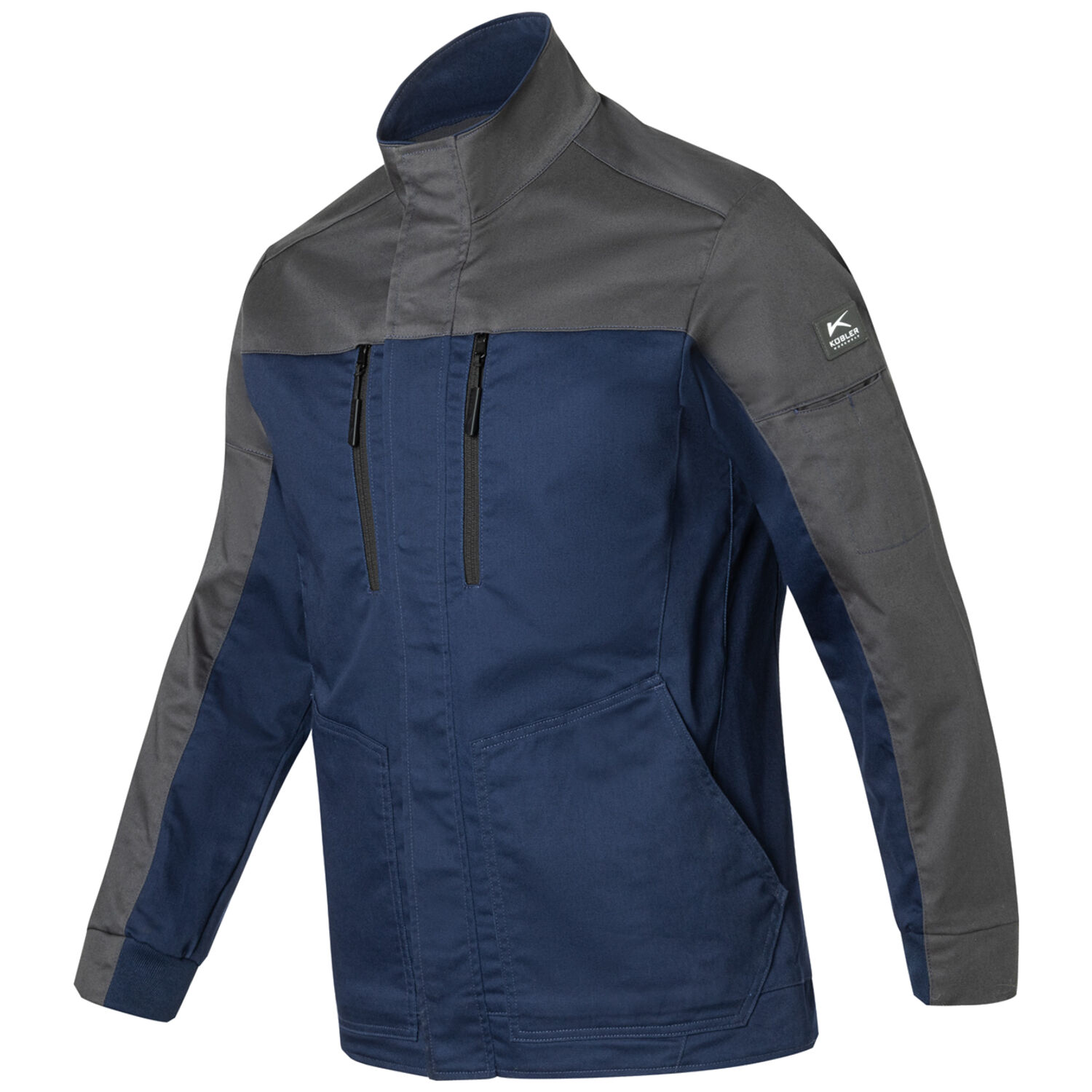 Stretch-Bundjacke "REFORCE" in marine/dunkelgrau, XS - Thumbnail 1