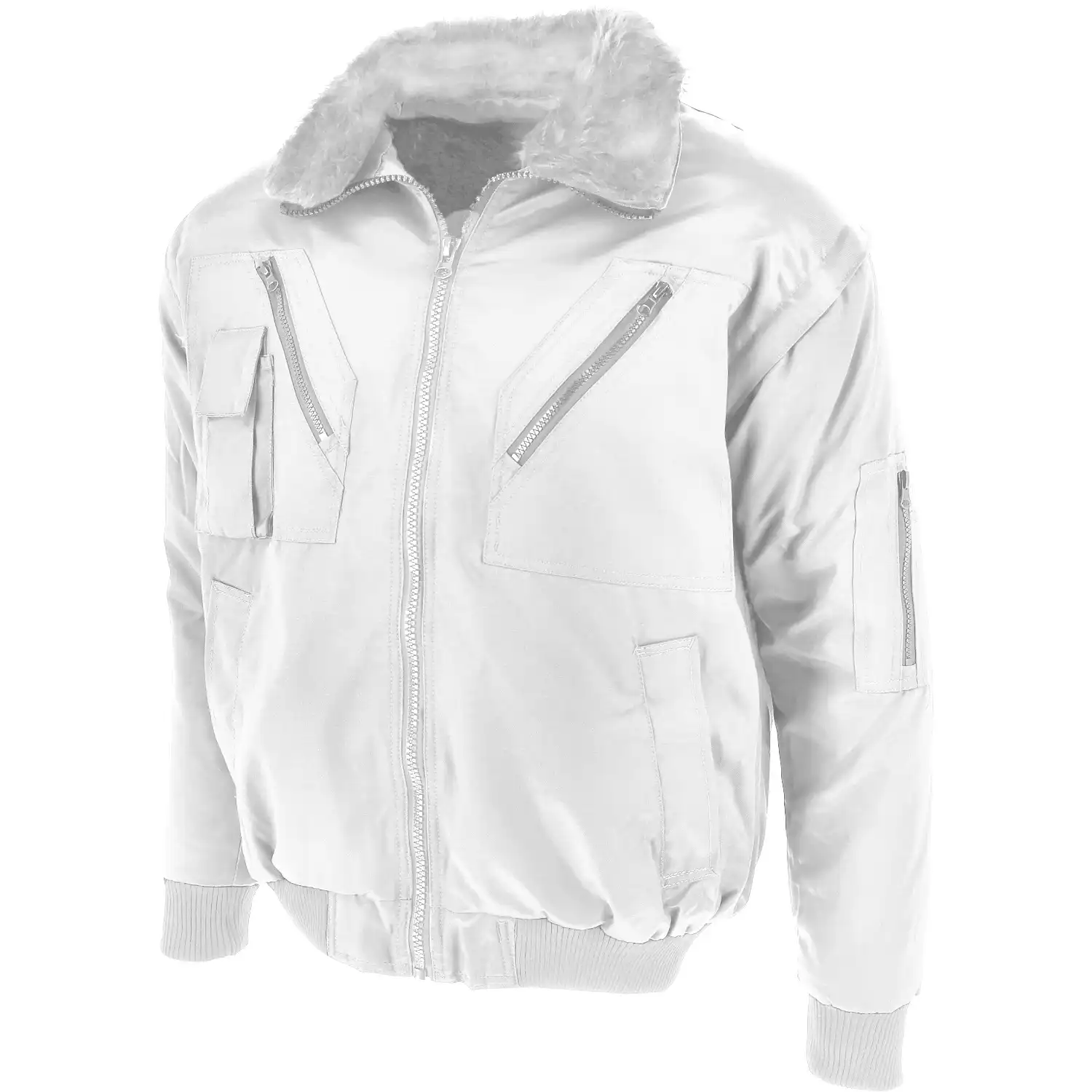 Pilotenjacke 4in1 Essential in M, Weiß - Thumbnail 1