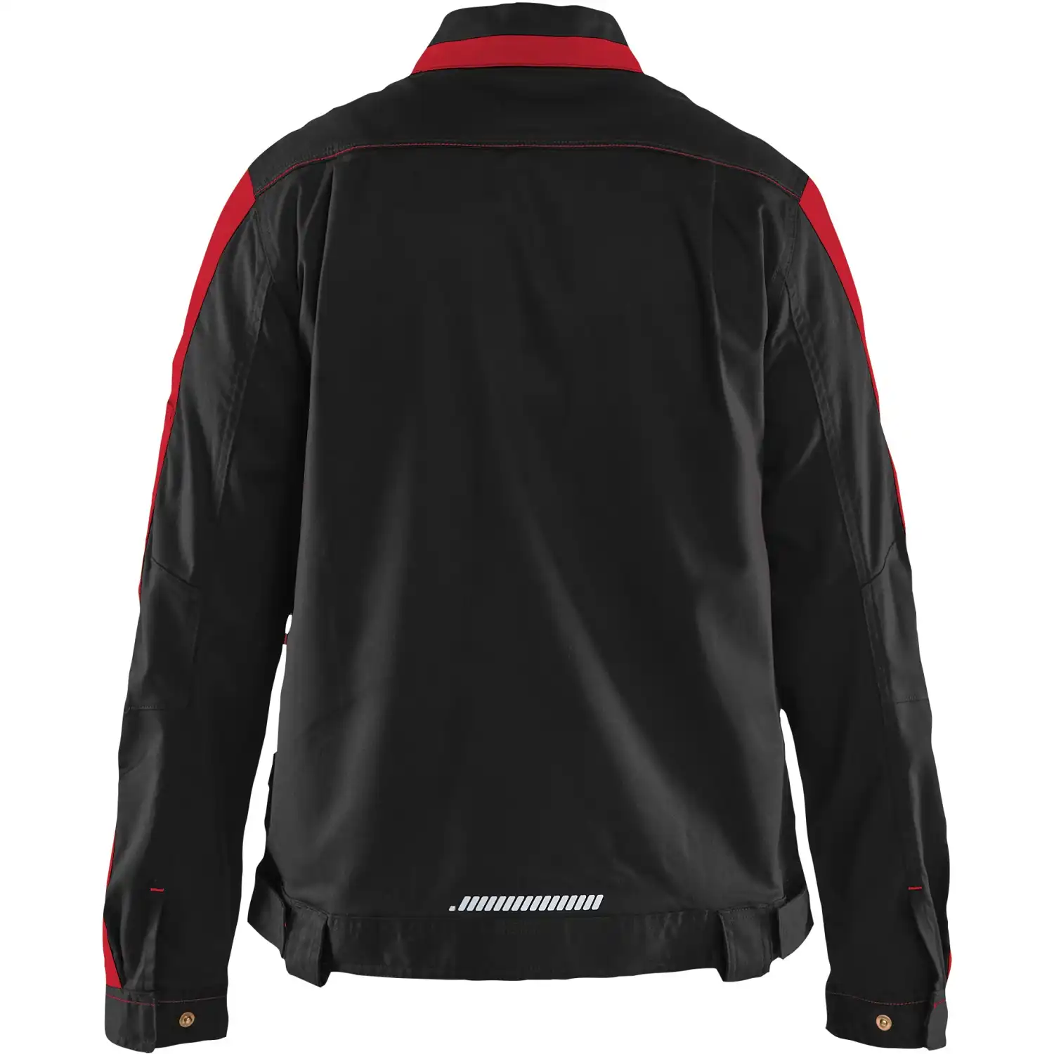 Damen Stretch Bundjacke "4443" Industrie in schwarz/rot, 3XL - Thumbnail 2