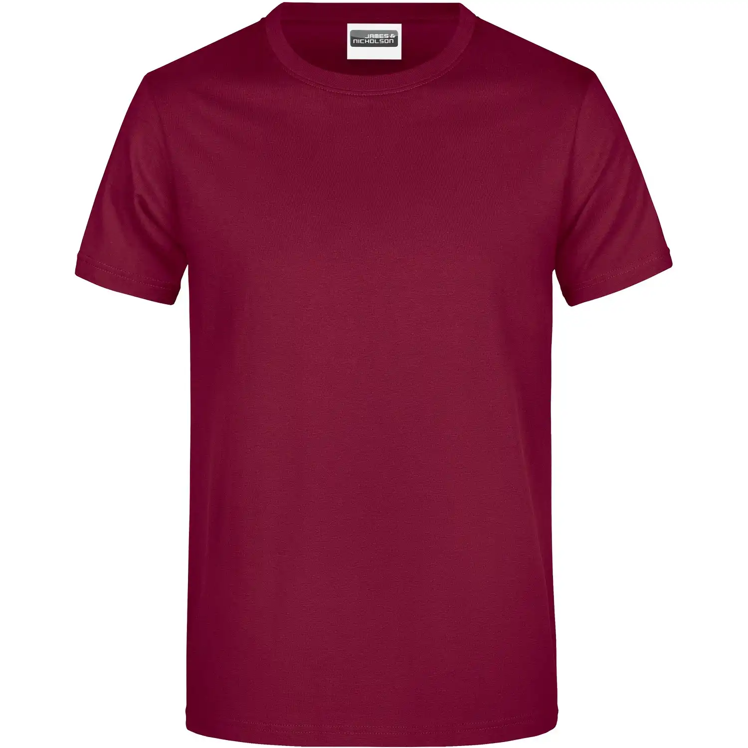 Promo Basic T-Shirt "JN790" 180g/m² in wine, 4XL - Thumbnail 1