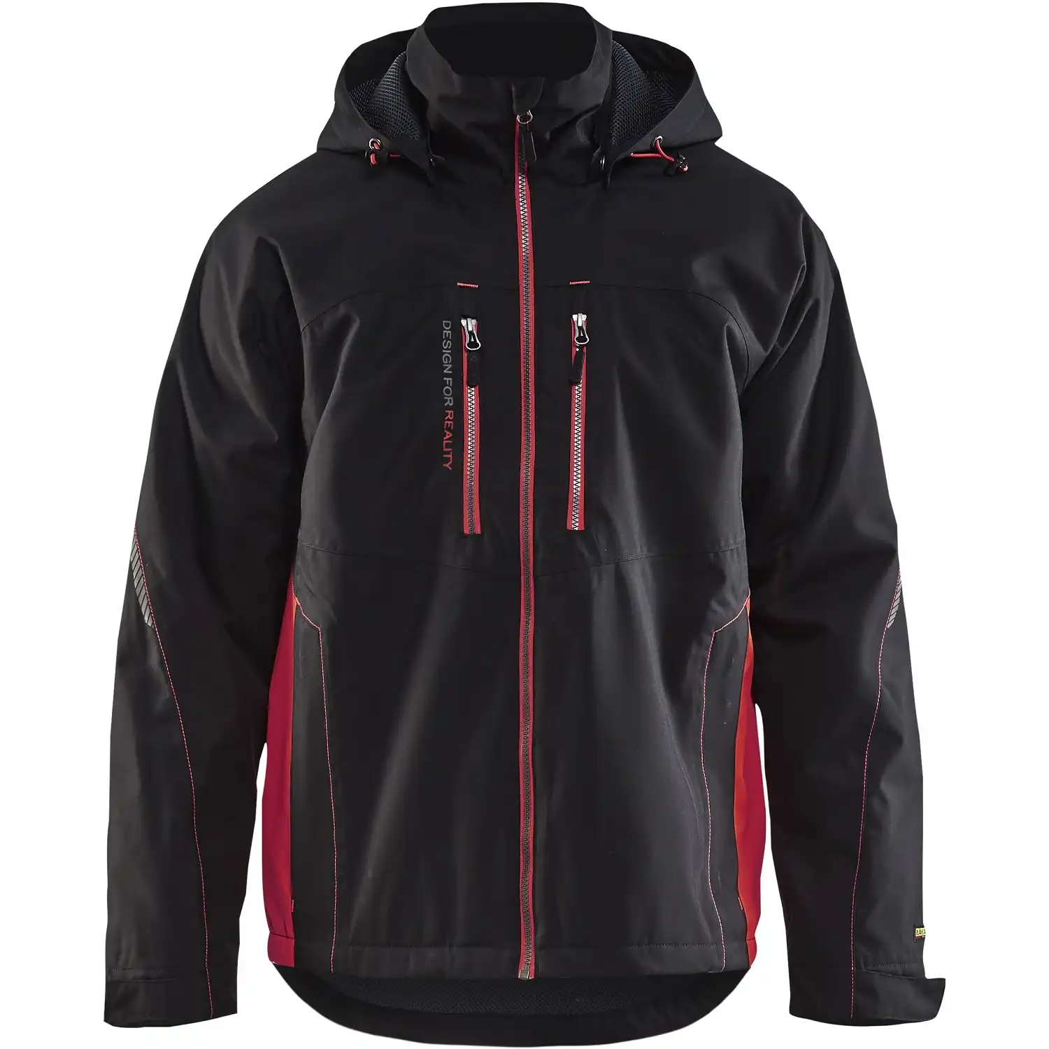 Funktions Winterjacke "4890" in schwarz/rot, L - Thumbnail 1
