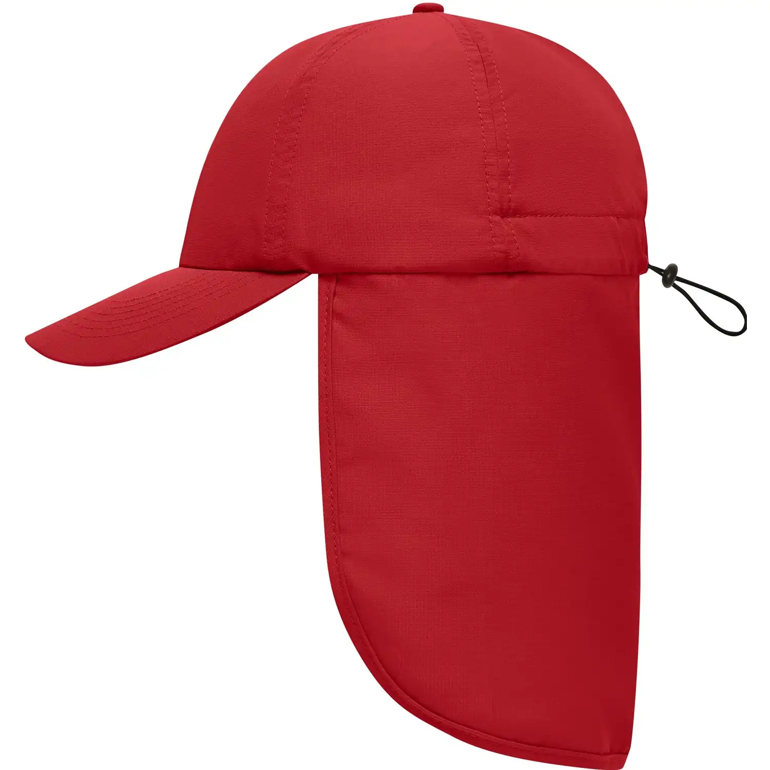 Basecap UV-Schutz "MB6243" mit Nackenschutz in red - Thumbnail 1