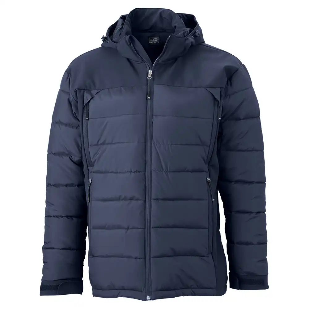 Outdoor Hybridjacke "JN1050" in navy, L - Thumbnail 1