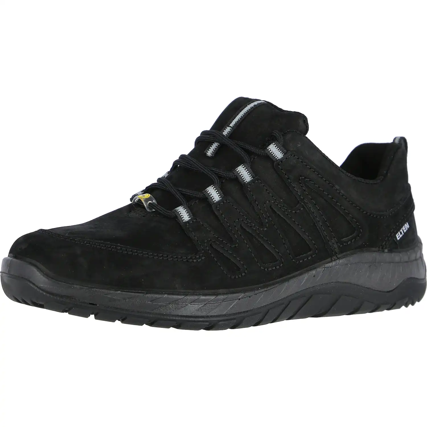 Berufshalbschuhe O2 "MADDOX BLACK LEATHER LOW" ESD in 36 - Thumbnail 1