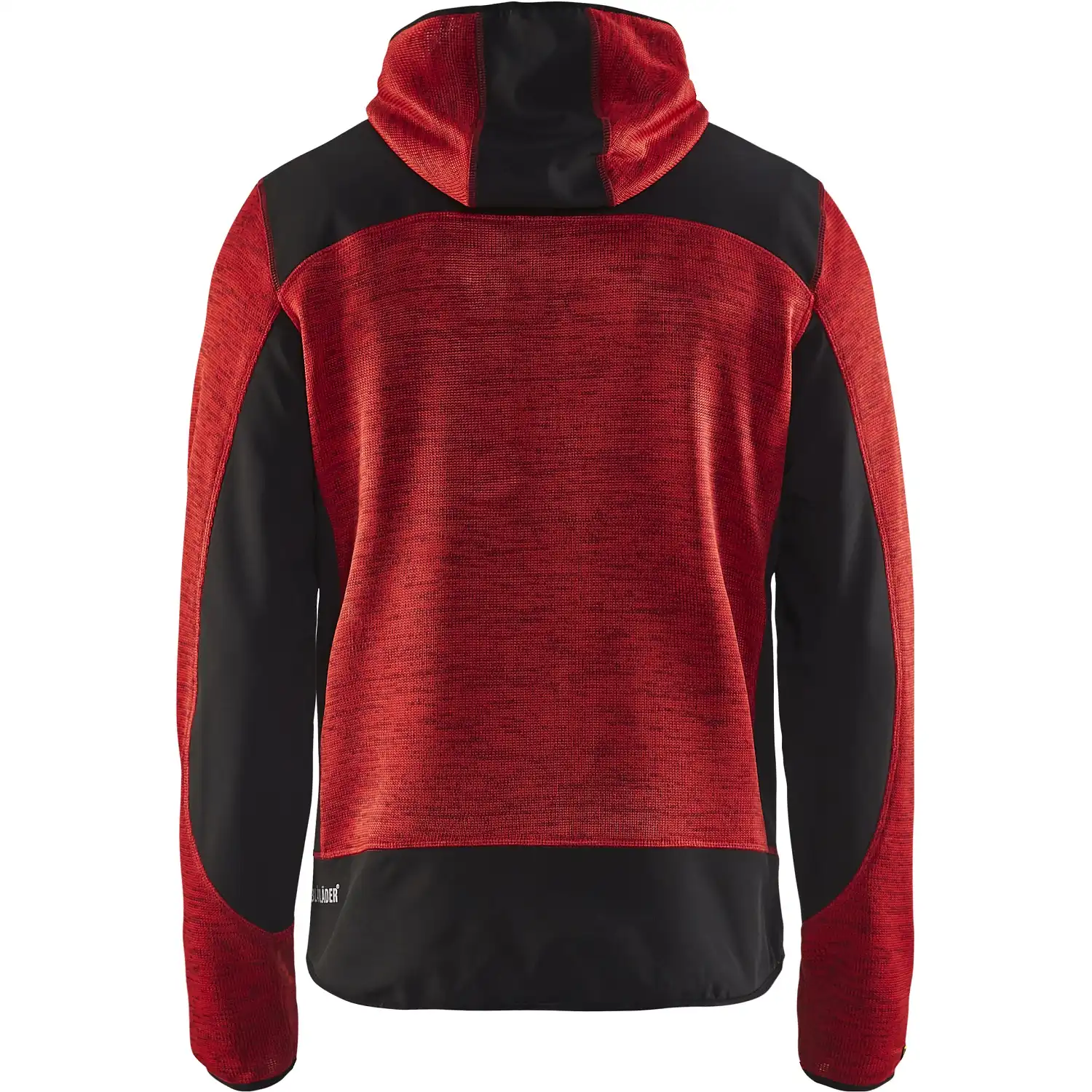 Strickjacke "4930" mit Softshell in rot/schwarz, 3XL - Thumbnail 2