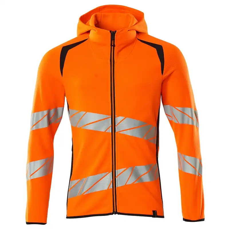 Warnschutz Kapuzensweatshirt "ACCELERATE SAFE" in orange/schwarzblau, XXL - Thumbnail 1