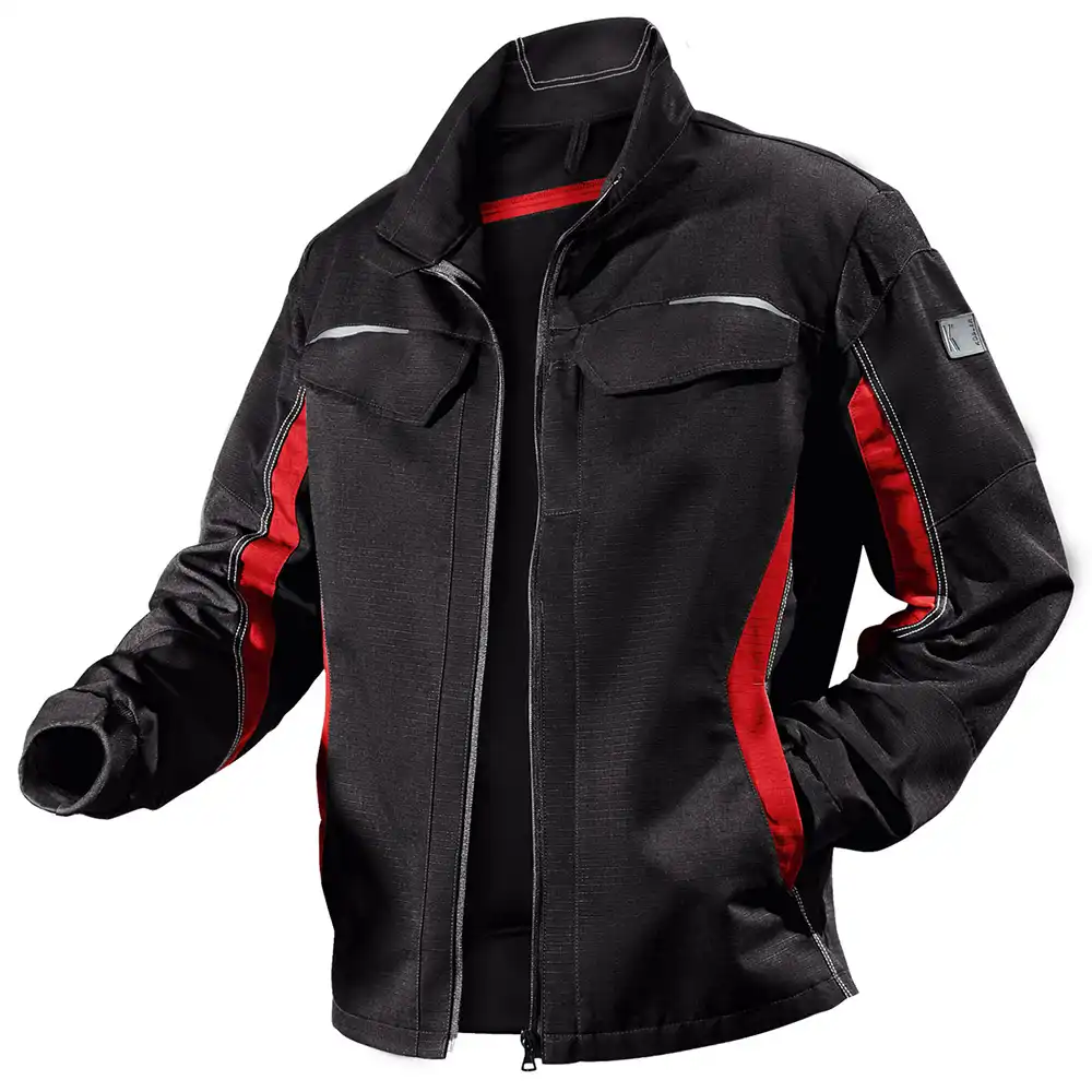 Bundjacke "PULSSCHLAG" in schwarz/rot, 106 - Bild 1