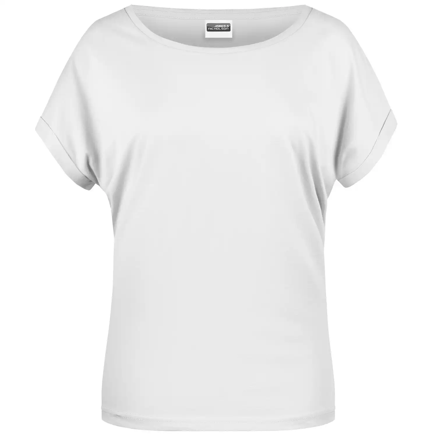 Damen Casual T-Shirt "8005" in white, L - Thumbnail 1