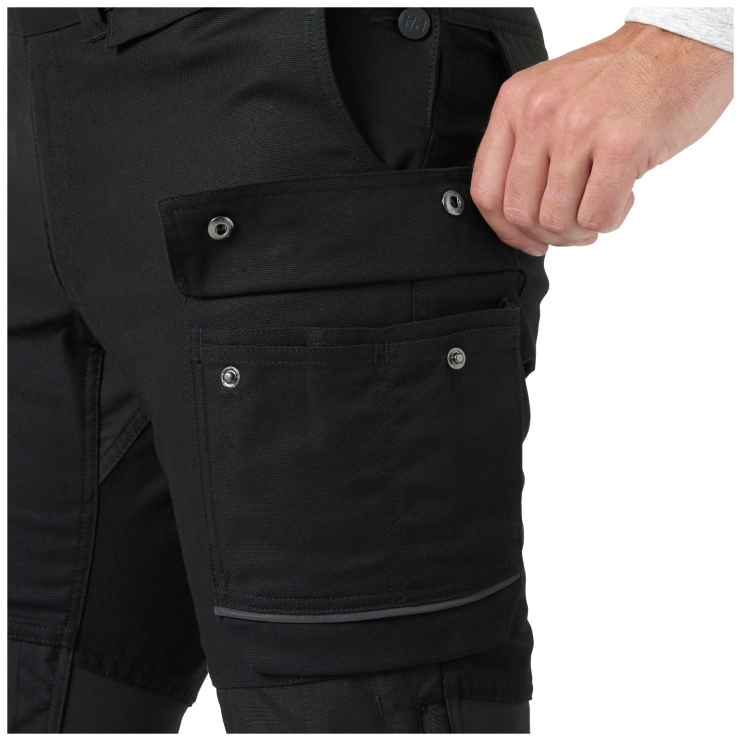 Latzhose "OXFORD 2.0 CNCT" in schwarz, C44 - Thumbnail 2
