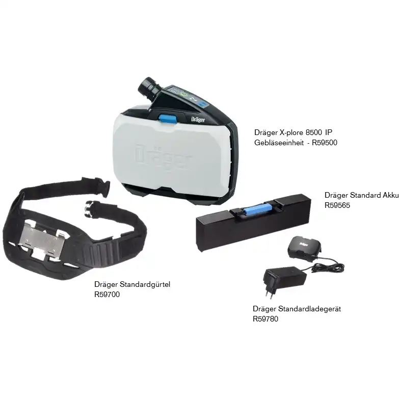 Gebläseatemschutz-Set Basic X-plore 8000 - Bild 1