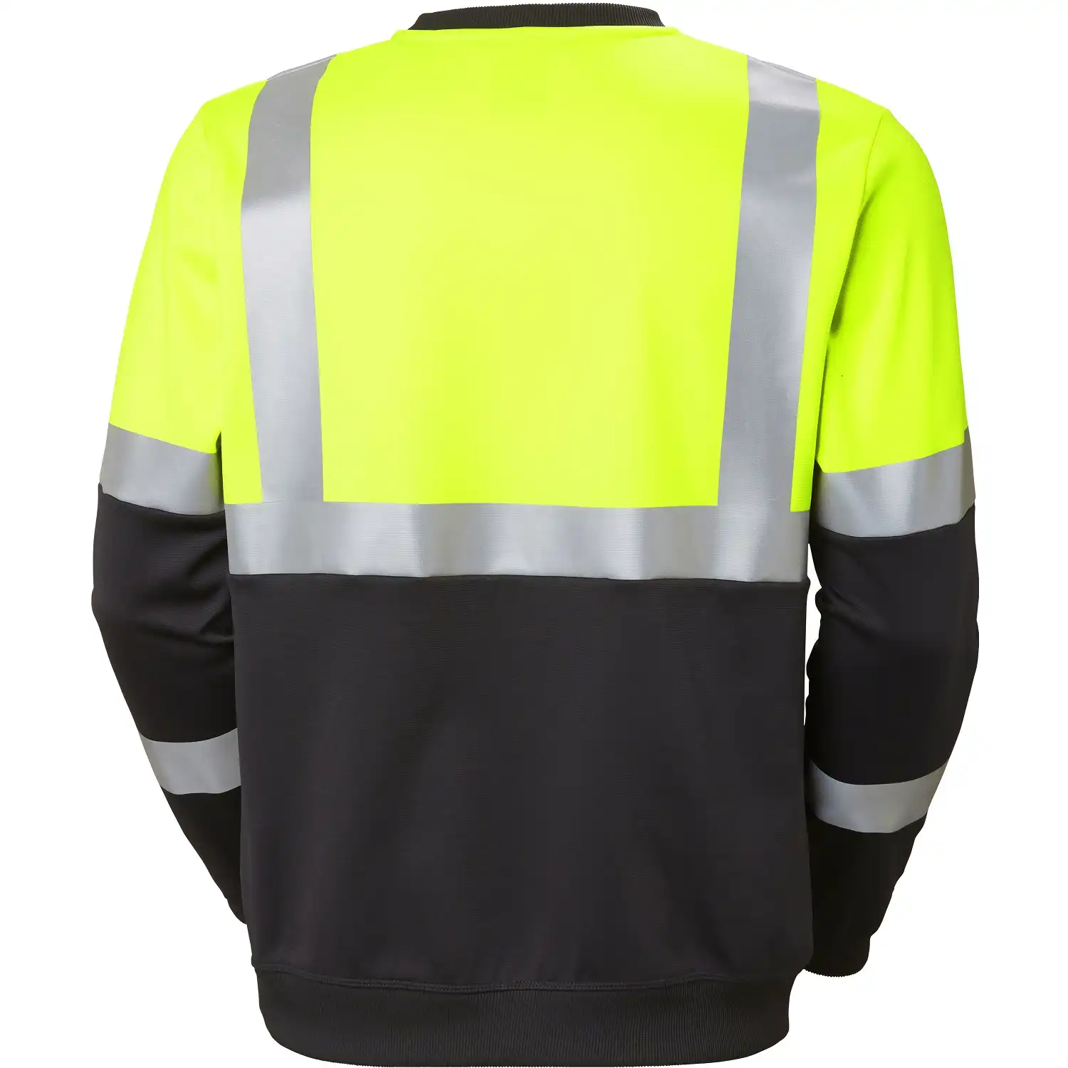 Warnschutz Sweatshirt "ADDVIS" UV-Schutz in gelb/schwarz, XL - Thumbnail 2