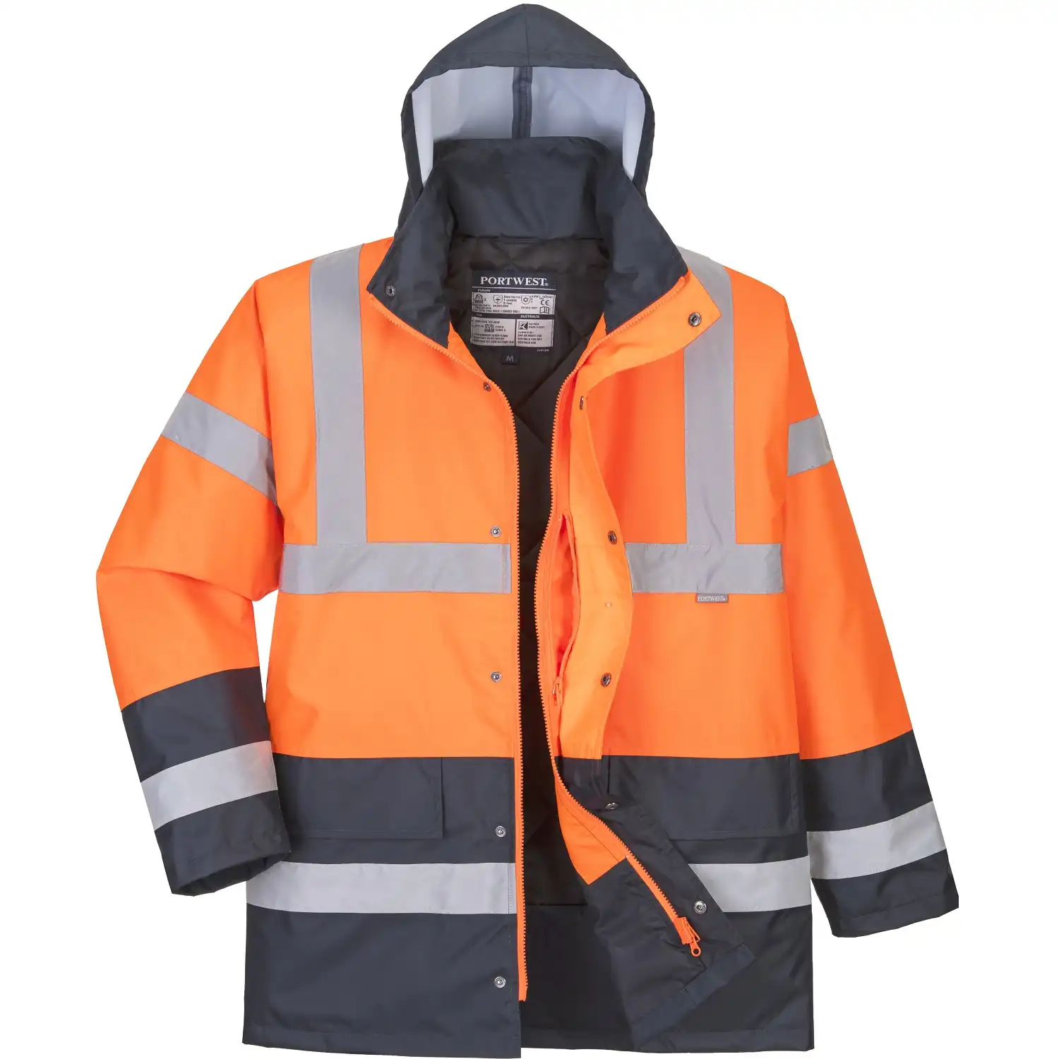 Warnschutz Winterjacke "S467" Traffic in Orange, L - Bild 1