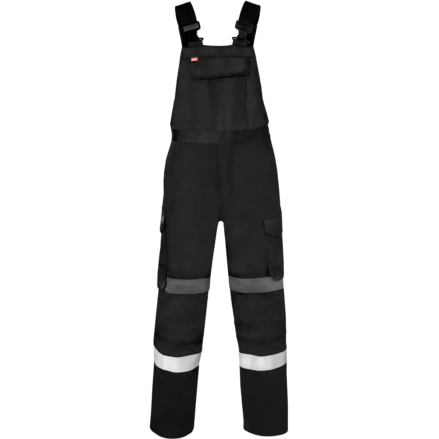 Multinorm Latzhose "20333" Force+ in schwarz/dunkelgrau, 44 - Bild 1