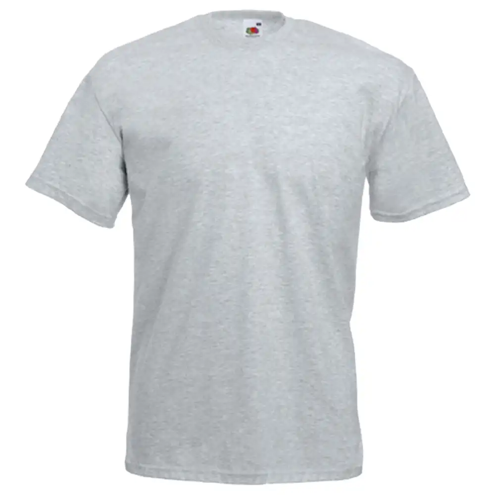 T-Shirt "F140" 100% Baumwolle Valueweight in heather grey, XL - Bild 1