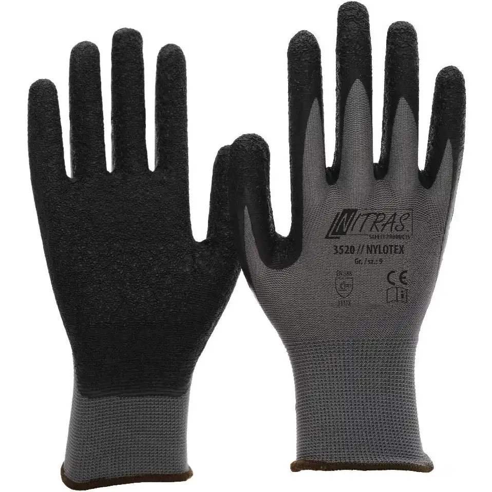 Polyester-Montagehandschuhe "GRIPSTAR" Latex in 8 (M) - Bild 1