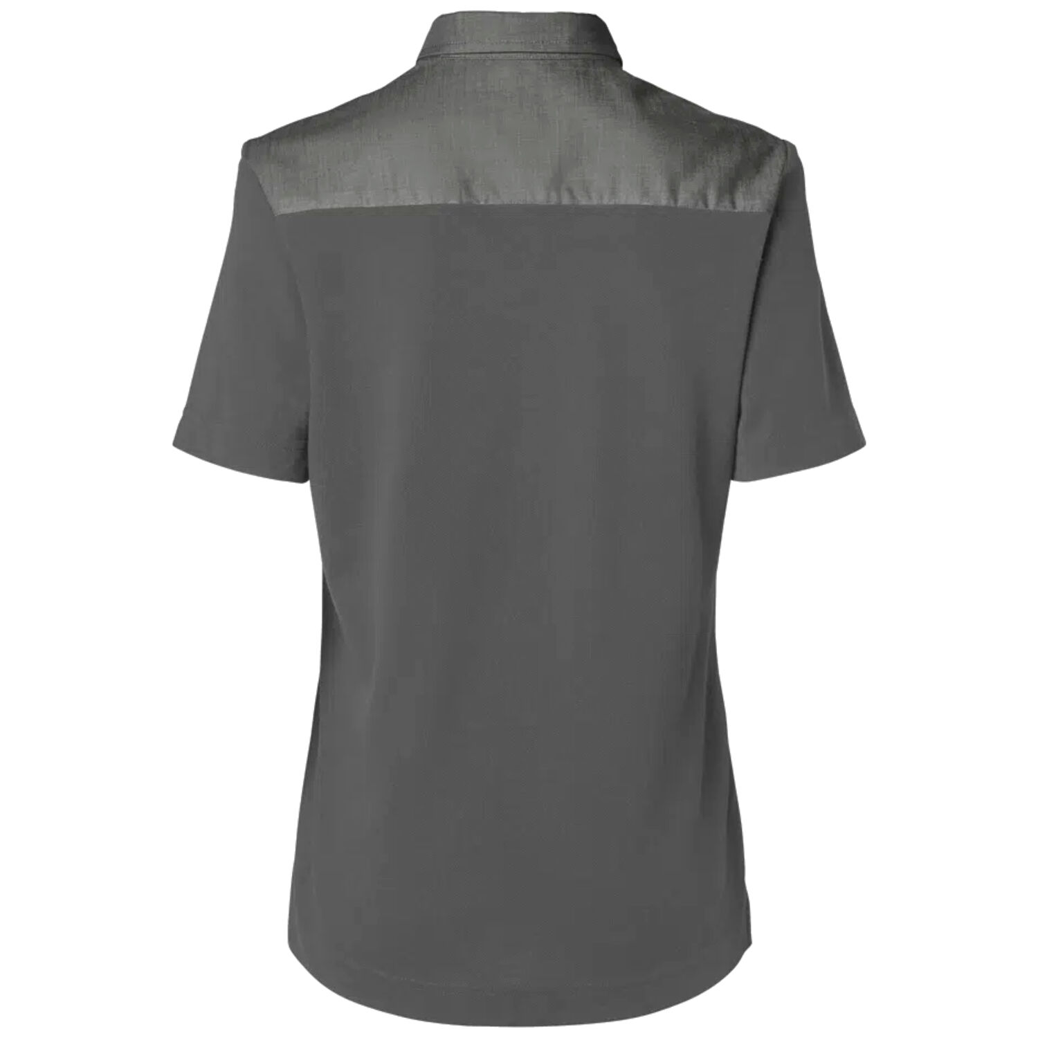 Damenbluse "PIQUE KA" in grau, L - Thumbnail 2