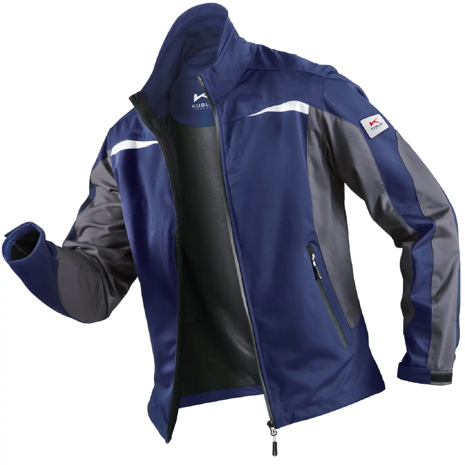 Ultrashell-Wetterjacke "1141" WEATHER in dunkelblau/anthrazit, 3XL - Bild 1