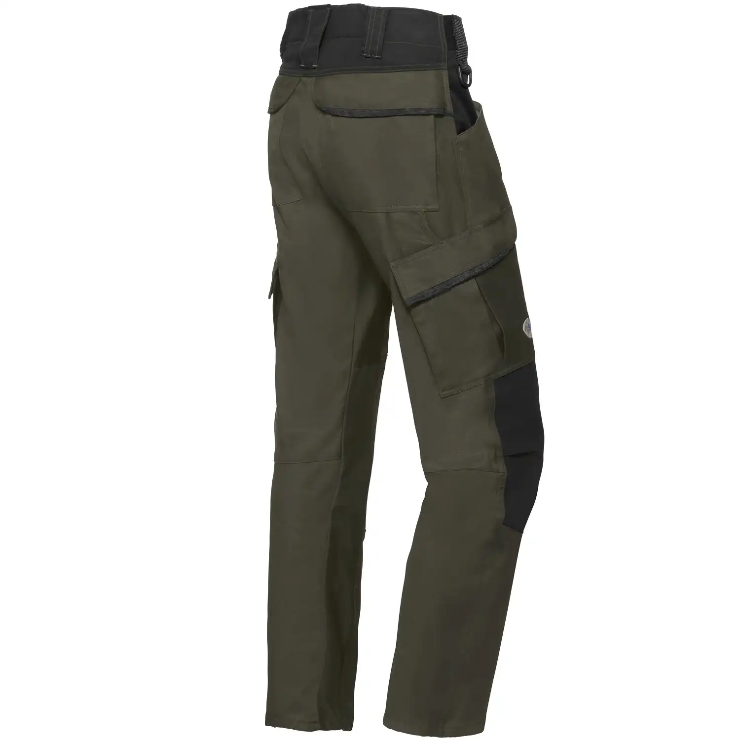 Servicehose "1826-033" Bplus Modern Stretch in oliv/schwarz, 44 - Thumbnail 2