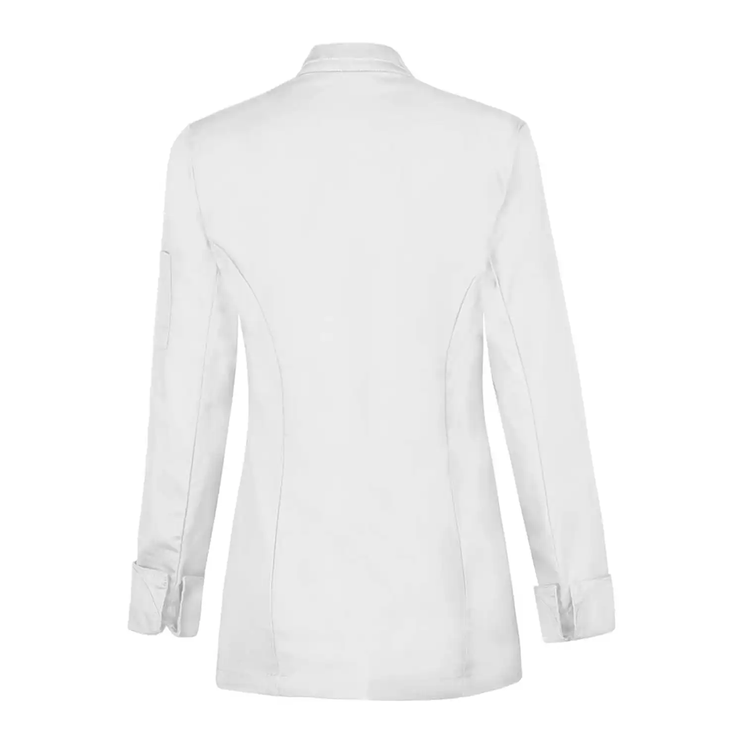 Damen Kochjacke "SAFFRON" in L, Weiß - Thumbnail 3