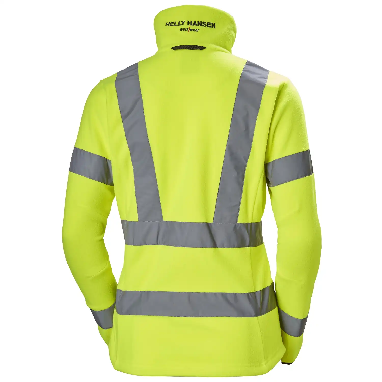 Damen Warnschutz Fleecejacke "LUNA" gelb in S - Thumbnail 2
