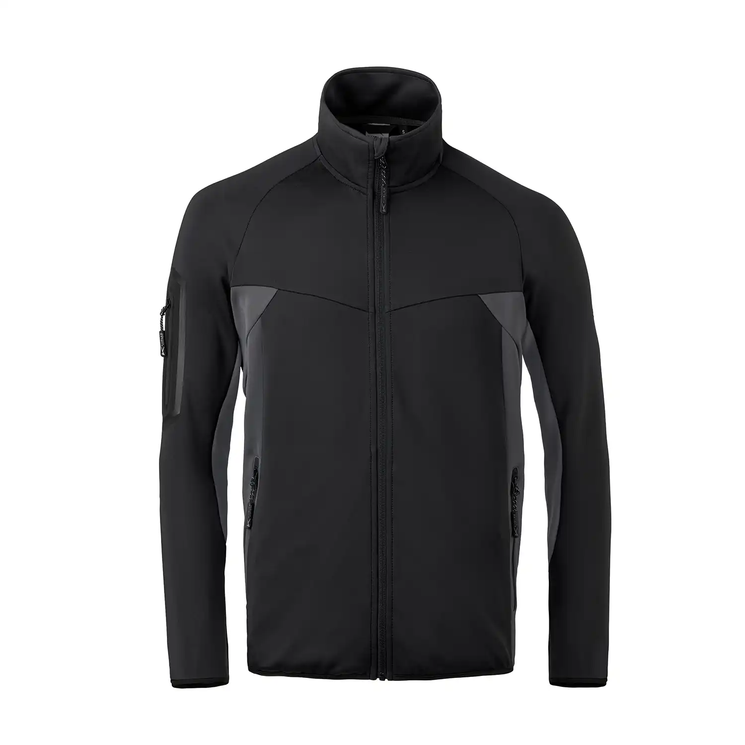 Stretch Bundjacke "ATHLETIQ" in schwarz/anthrazit, XL - Thumbnail 1