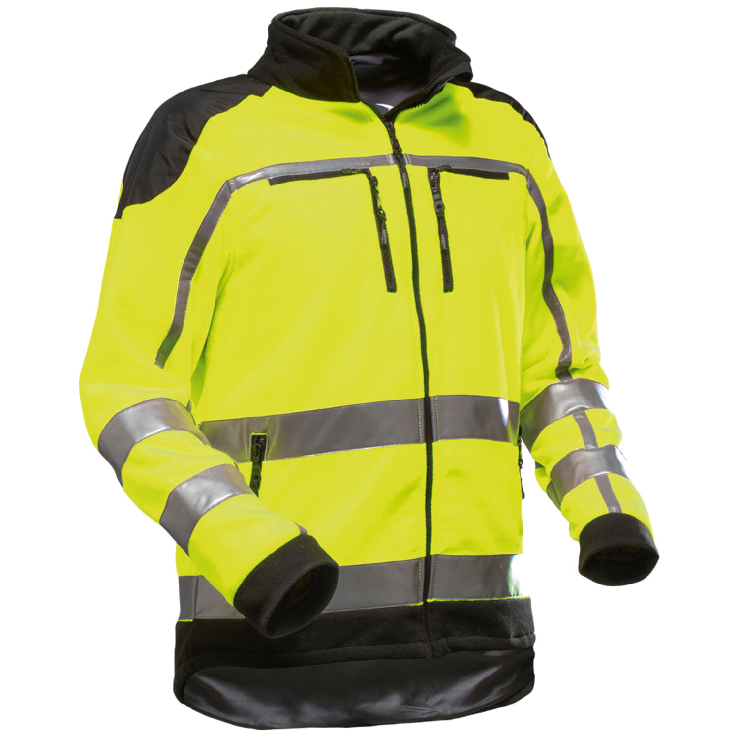 Warnschutz Fleecejacke "JOBBY" in neongelb, XS - Bild 1