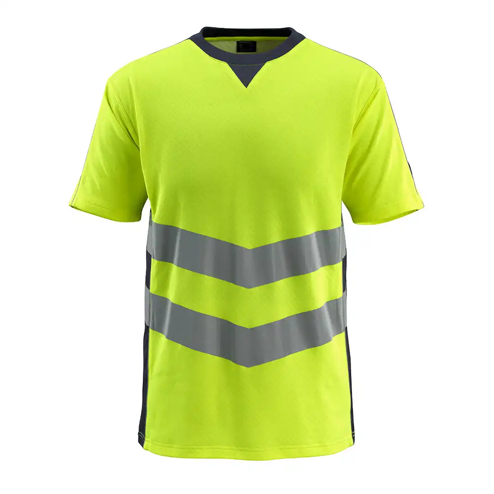 Warnschutz T-Shirt "SANDWELL" Safe Supreme UV-Schutz in gelb/schwarzblau, XXL - Thumbnail 1