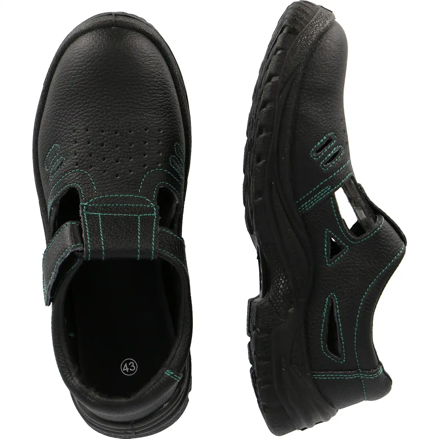 Sicherheitssandale S1 "BASIC-LINE" schwarz in 43 - Thumbnail 2