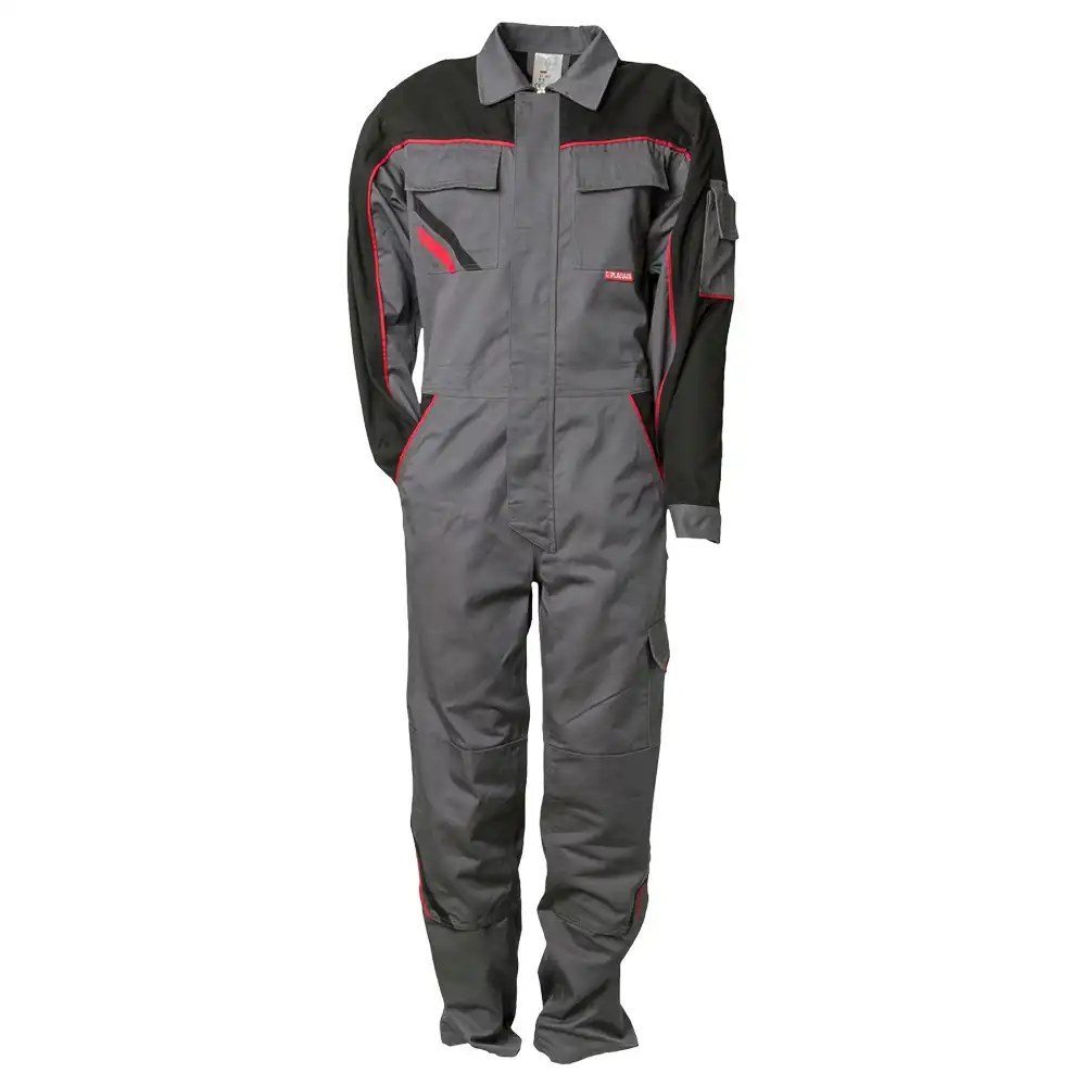 Rallyekombi "HIGHLINE" 285 g/m² Canvas-Gewebe in schiefer/schwarz/rot, 70 - Thumbnail 1