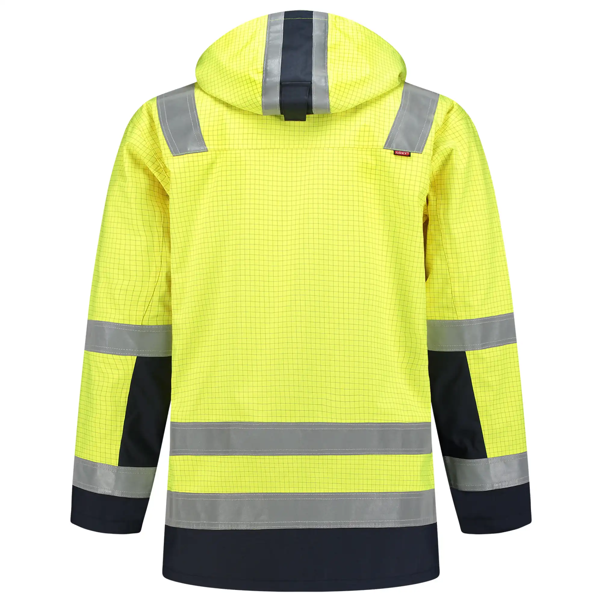 Multinorm Regenparka "403009" Safety yellow/ink in XS - Thumbnail 2