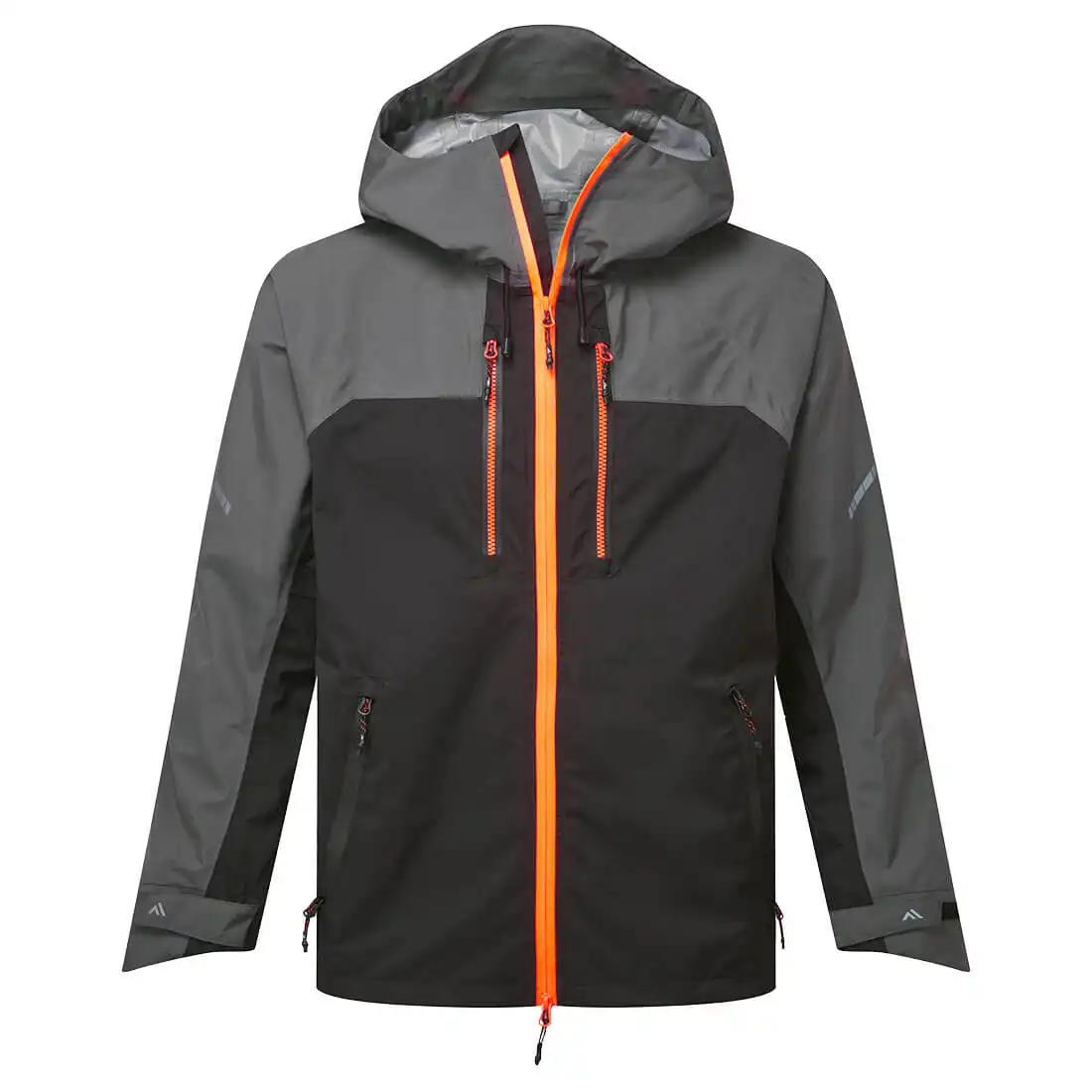 Hardshell Regenjacke "EV460" EV4 in metallgrau, S - Thumbnail 1