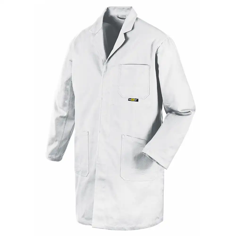 Arbeitskittel "BASIC" Baumwolle 290g/m² in 3XL, Weiß - Bild 1